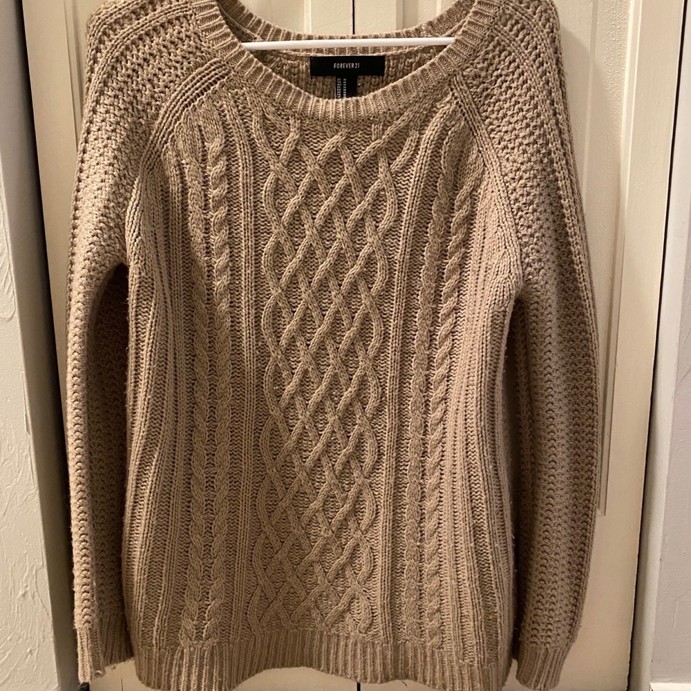 Tan F21 Sweater